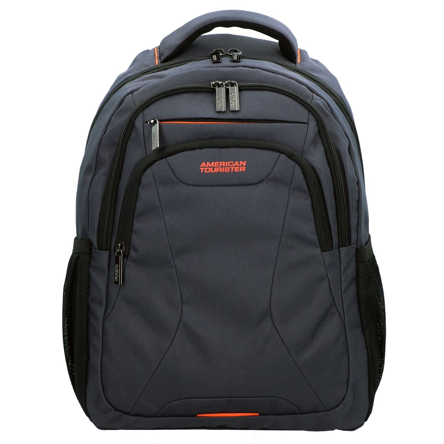 American Tourister AT Work Rucksack 49.5 cm Laptopfach grey orange Koffer