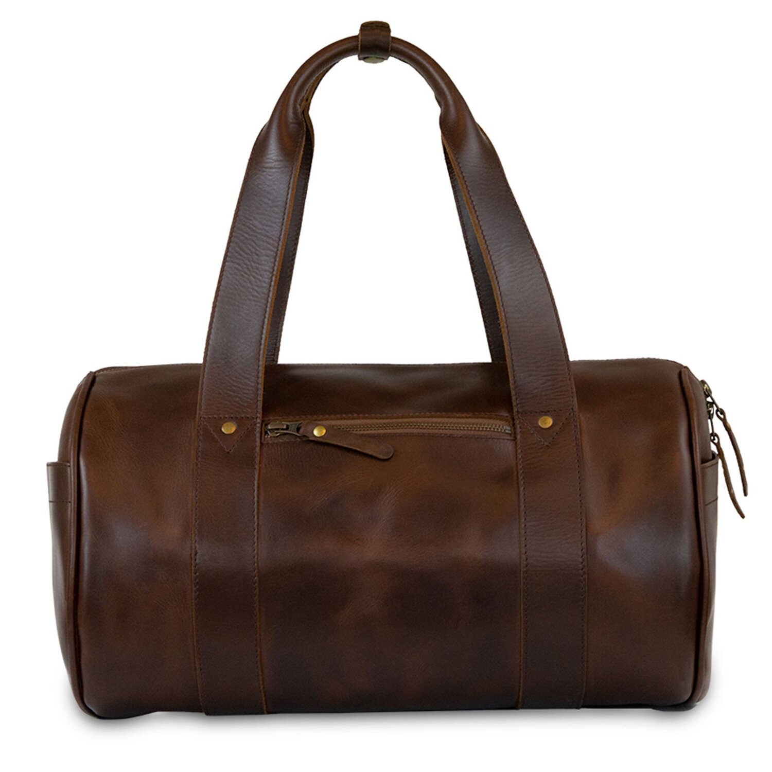 Buckle Seam Chap Weekender Reisetasche Leder 40 cm brown