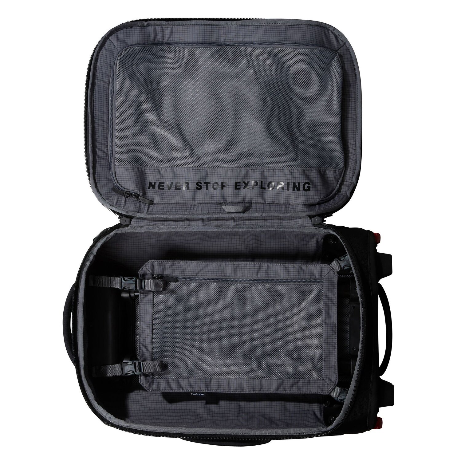 The North Face Base Camp Rolling Thunder 22 2 Rollen Reisetasche 56 cm tnf black tnf white npf Koffer