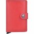  Miniwallet Original Kreditkartenetui Geldbörse RFID Leder 6,5 cm Variante red red